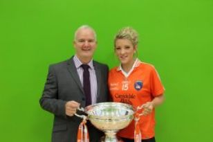Armagh ladies player Kelly Mallon returns to St. Joseph's with the Mary Quinn Cup