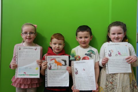 Young writers and certificates