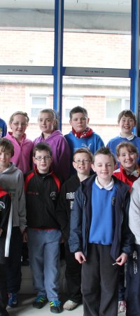 Pupils in new school