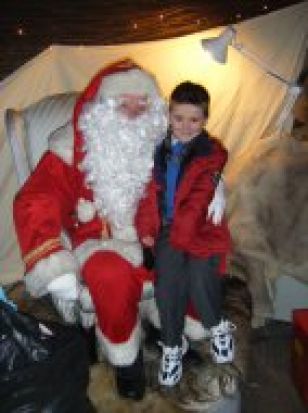 P1 & P2 Visit Santa at the Navan Fort