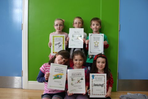 Young writers and certificates