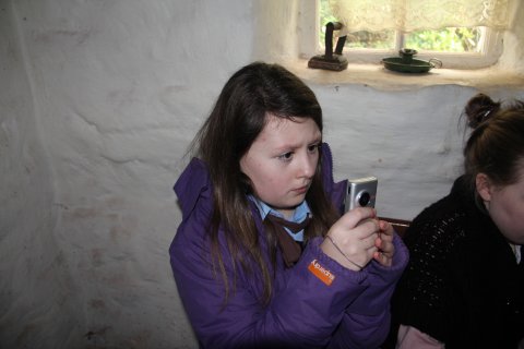 Connie uses a "flip-cam"