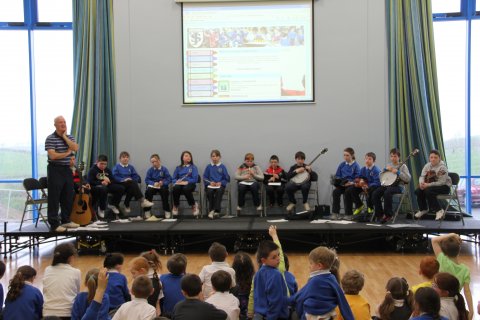 Traditional Group celebrate St. Patrick's Day