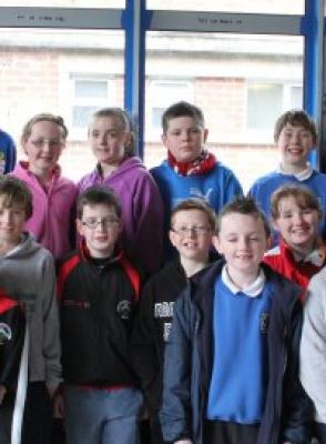 Pupils in new school